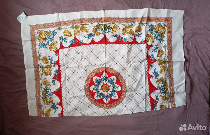 Павловопосадск лоскут пасхальная скатерть салфетка