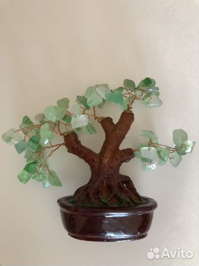 Статуэтка денежное дерево из нефрита