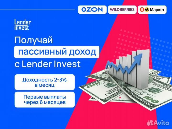 Инвестиции в бизнес. Ежемесячный доход