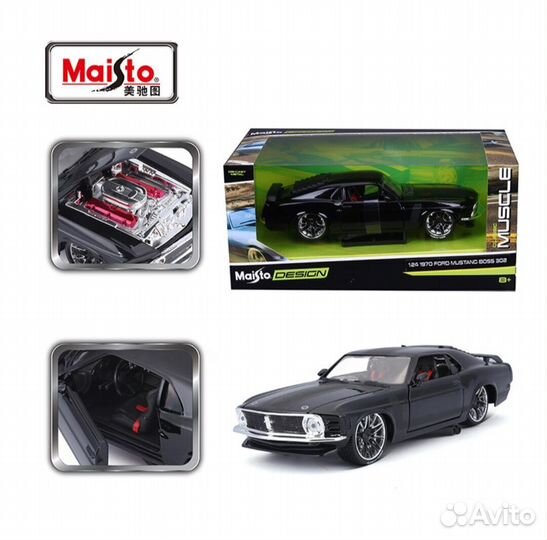 Модель автомобиля Maisto Design Ford Mustang boss