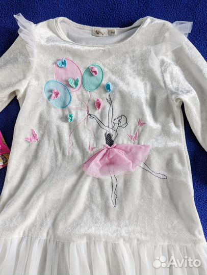 Вещи пакетом на девочку, размер 104, 110