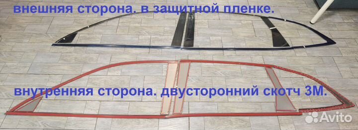 Накладки антихром черные Хавал Haval Jolion