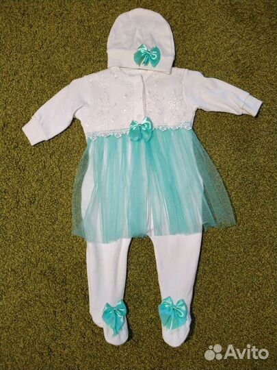 Слип на выписку для девочки