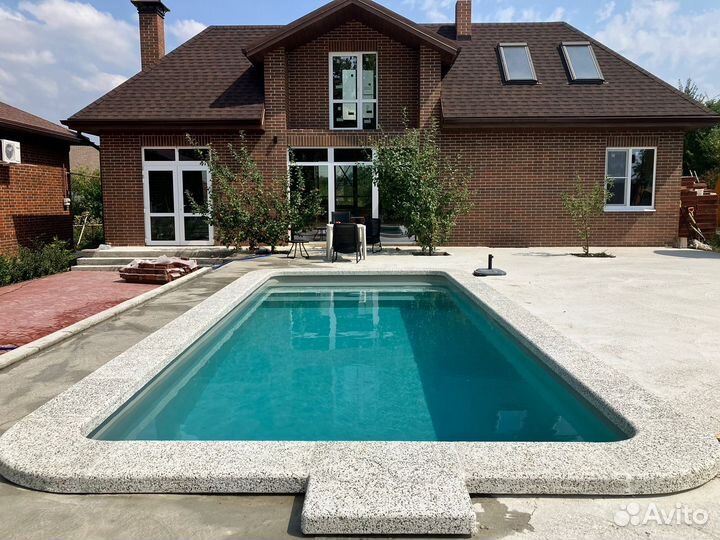 Бассейн 6*3*1,5 в максимальной комплектации