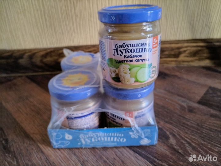 Набор овощных и мясных пюре