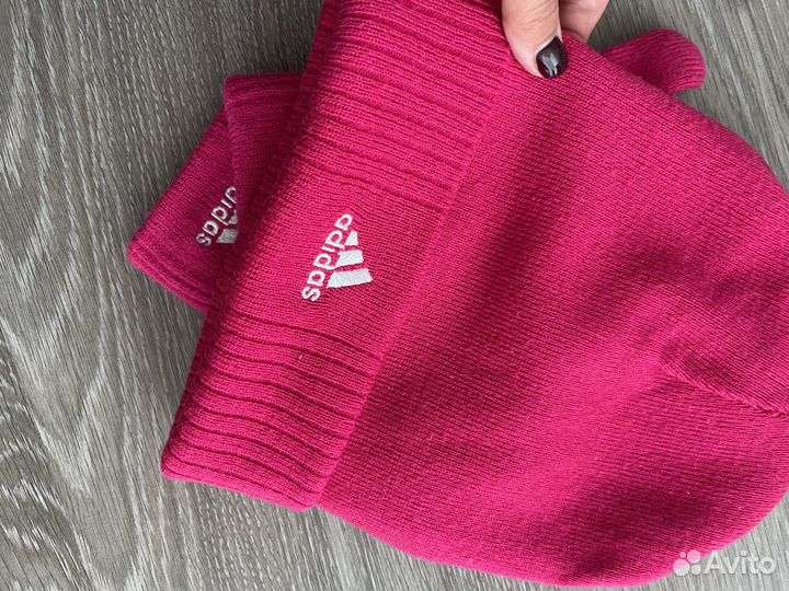 Шапка и перчатки adidas