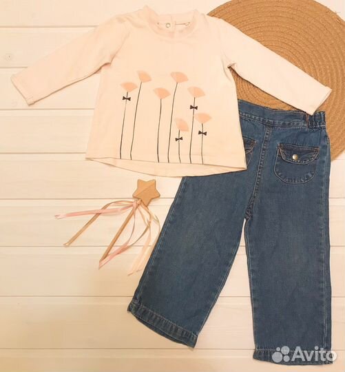 Вещи фирменные пакетом для девочки 80