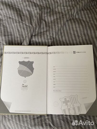Блокнот фк Барселона