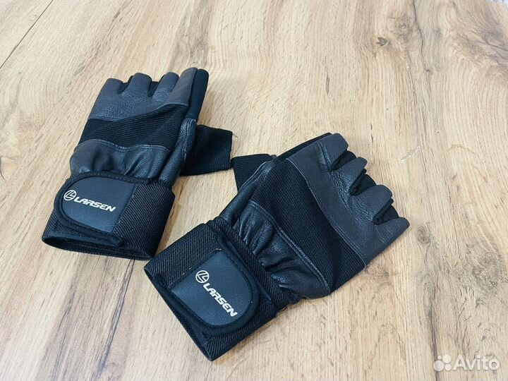 Перчатки без пальцев кожа