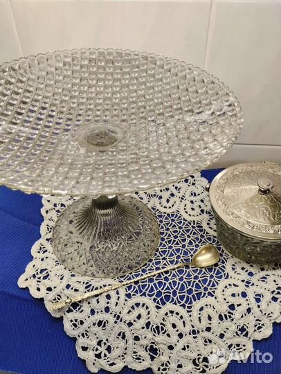 Фруктовница на ножке Винтаж