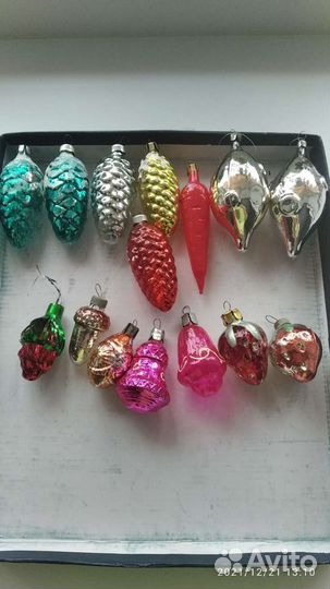 Елочные игрушки советские СССР