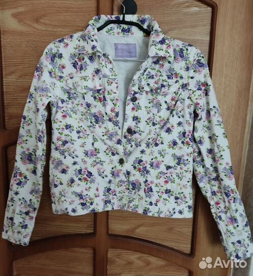 Джинсовая куртка для девочки 158