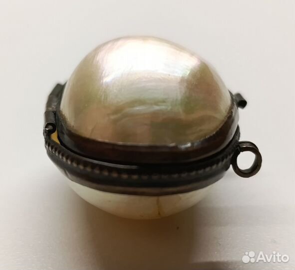 Шкатулка футляр ювелирный перламутр 19 век