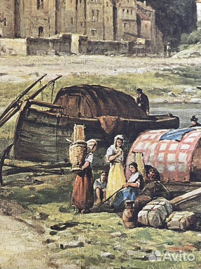 Картина шелкография, СССР. 