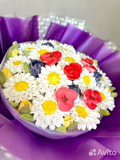 Букеты и з зефира на выпускные и праздники