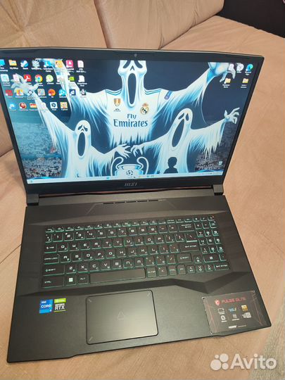 Игровой ноутбук MSI GL76, rtx 3060, i7
