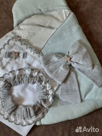 Конверт на выписку зимний для мальчика