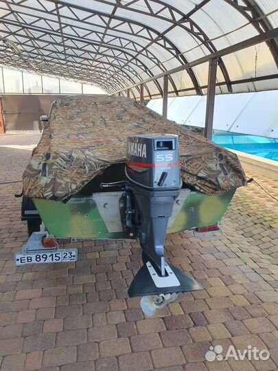 Лодка Казанка 5м4 с мотором Yamaha 55