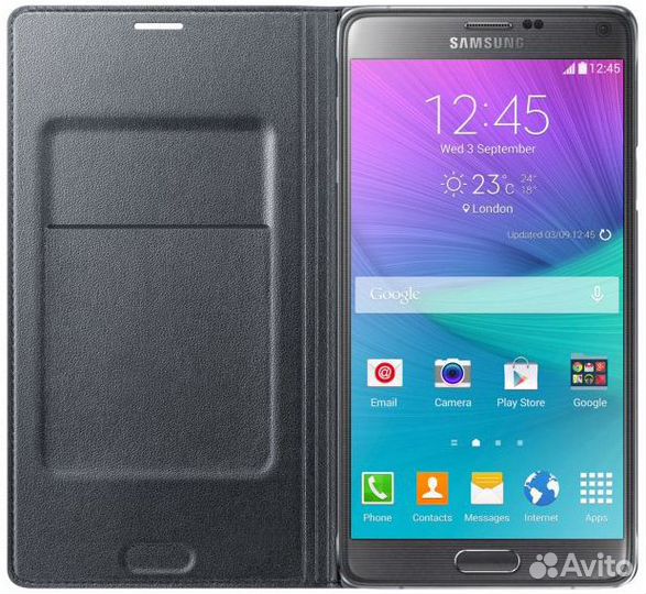 Оригинал Чехлы Flip Wallet для Galaxy Note 4 (4цв)