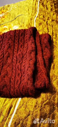 Шапка и шарф женский