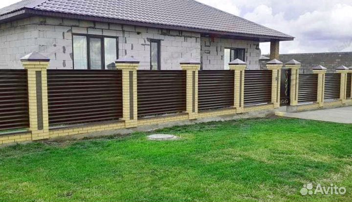 Заборы жалюзи под ключ