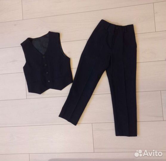 Школьный костюм для мальчика 122 синий