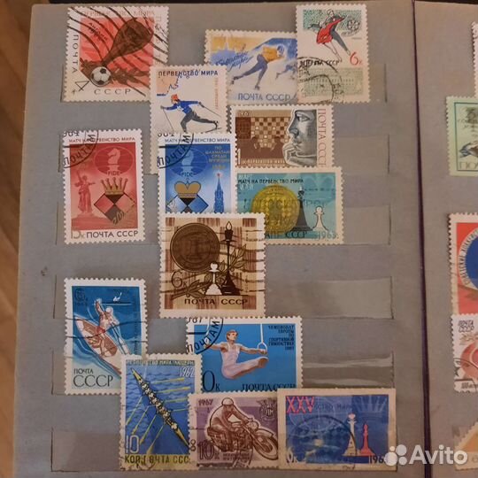 Марки СССР спорт олимпиады чемпионаты мира европы