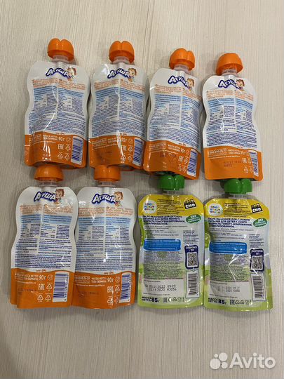 Детское питание пюре фруктовое