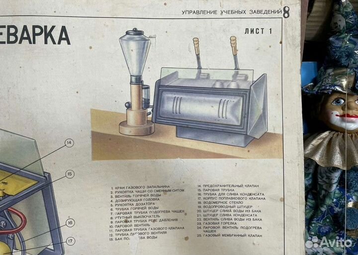 Редкий большой плакат 1963 год СССР