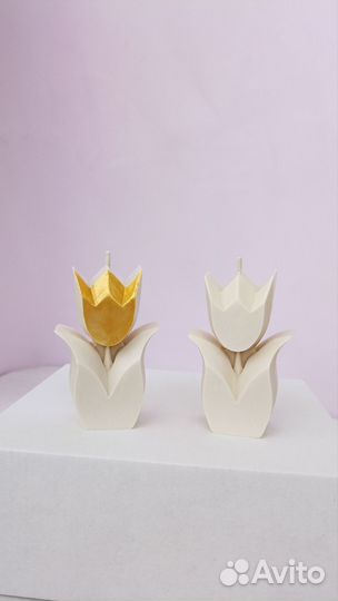 Молд силиконовый для свечей Медочи Тюльпан 2Д