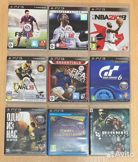Игры для приставки PS3
