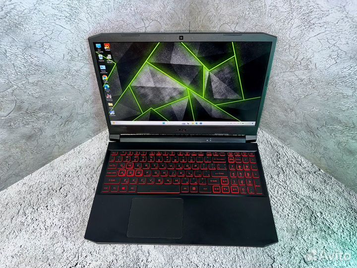 Игровой ноутбук acer на Core i5-11400H/ 3050 Ti