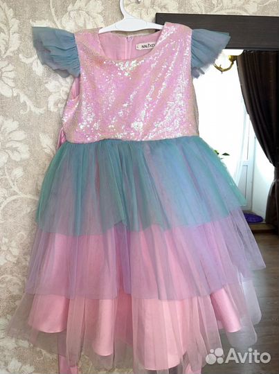 Детское праздничное платье 122-128