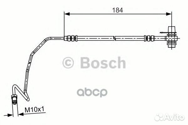 Шланг тормозной 1987481534 Bosch