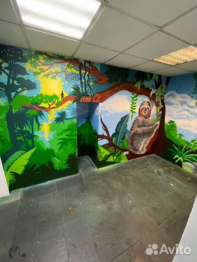 Оформление в стиле граффити