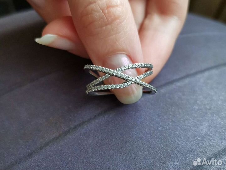 Серебряное кольцо sunlight