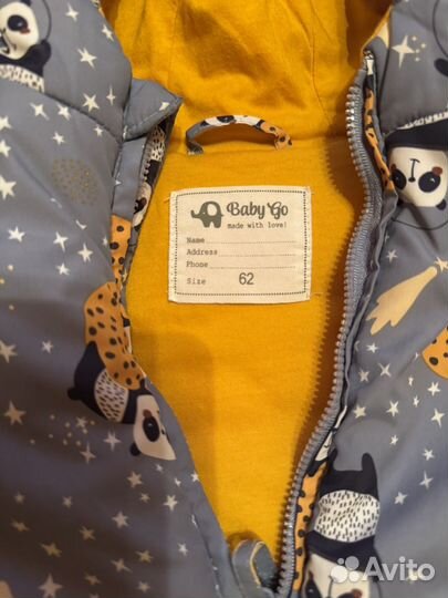 Комбинезон весна-осень 62