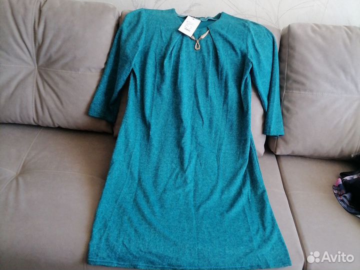 Платье трикотажное р.54