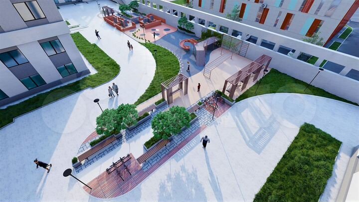 Апартаменты-студия, 40,9 м², 13/33 эт.