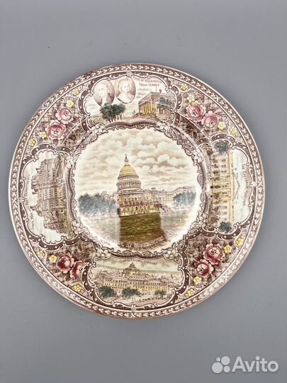 Настенная тарелка для США 1920 г