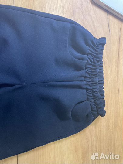 Синие школьные брюки для девочки