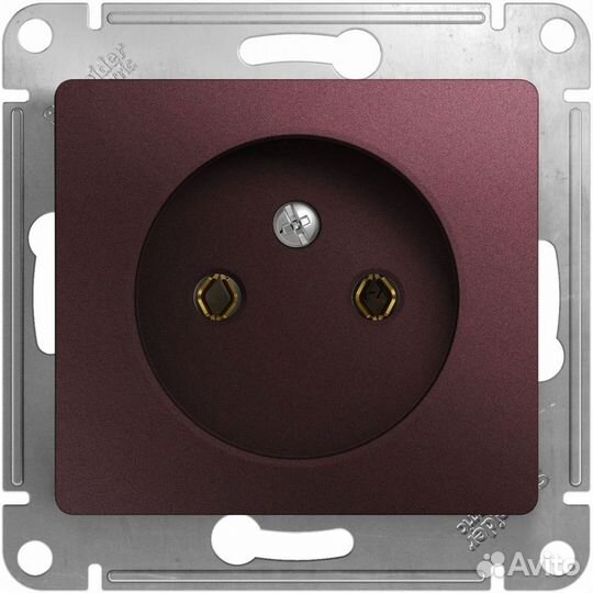 Розетка Schneider Electric Glossa без заземления