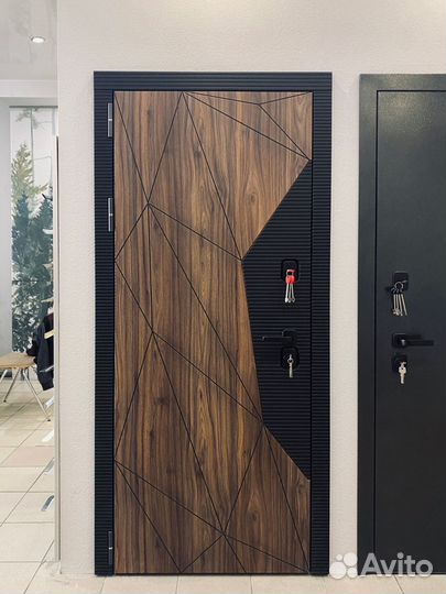 Металлическая дверь покрытие шпон