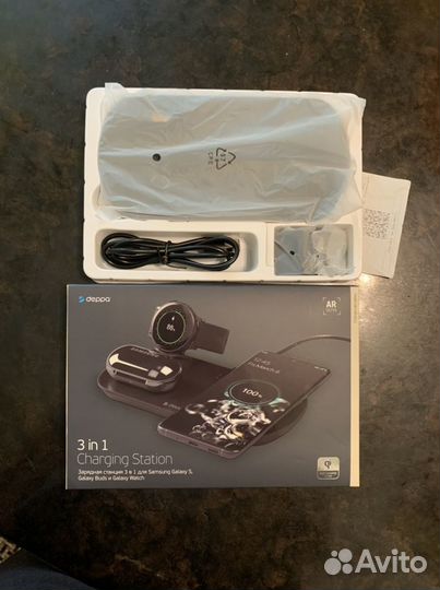 Беспроводная зарядка 3в1