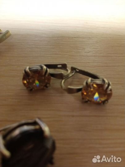 Серьги серебро