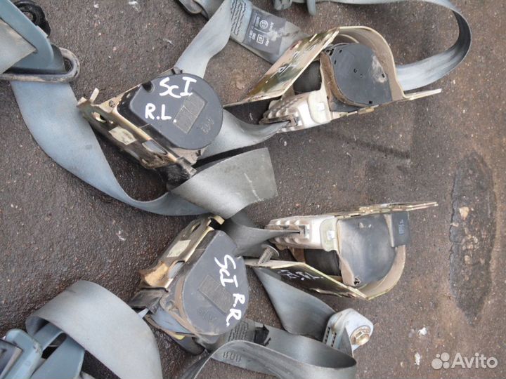 Ремни безопасности Рено Сценик 1