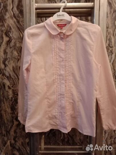Блузка рубашка для девочки 152 158