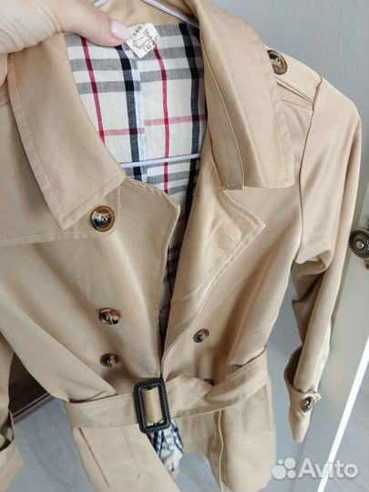 Плащ тренч для девочки