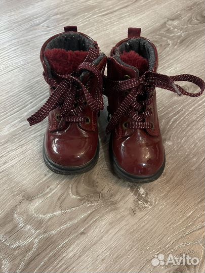 Ботинки демисезонные для девочки 21 размер