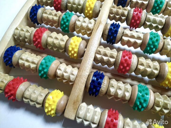 Массажер ног роликовый